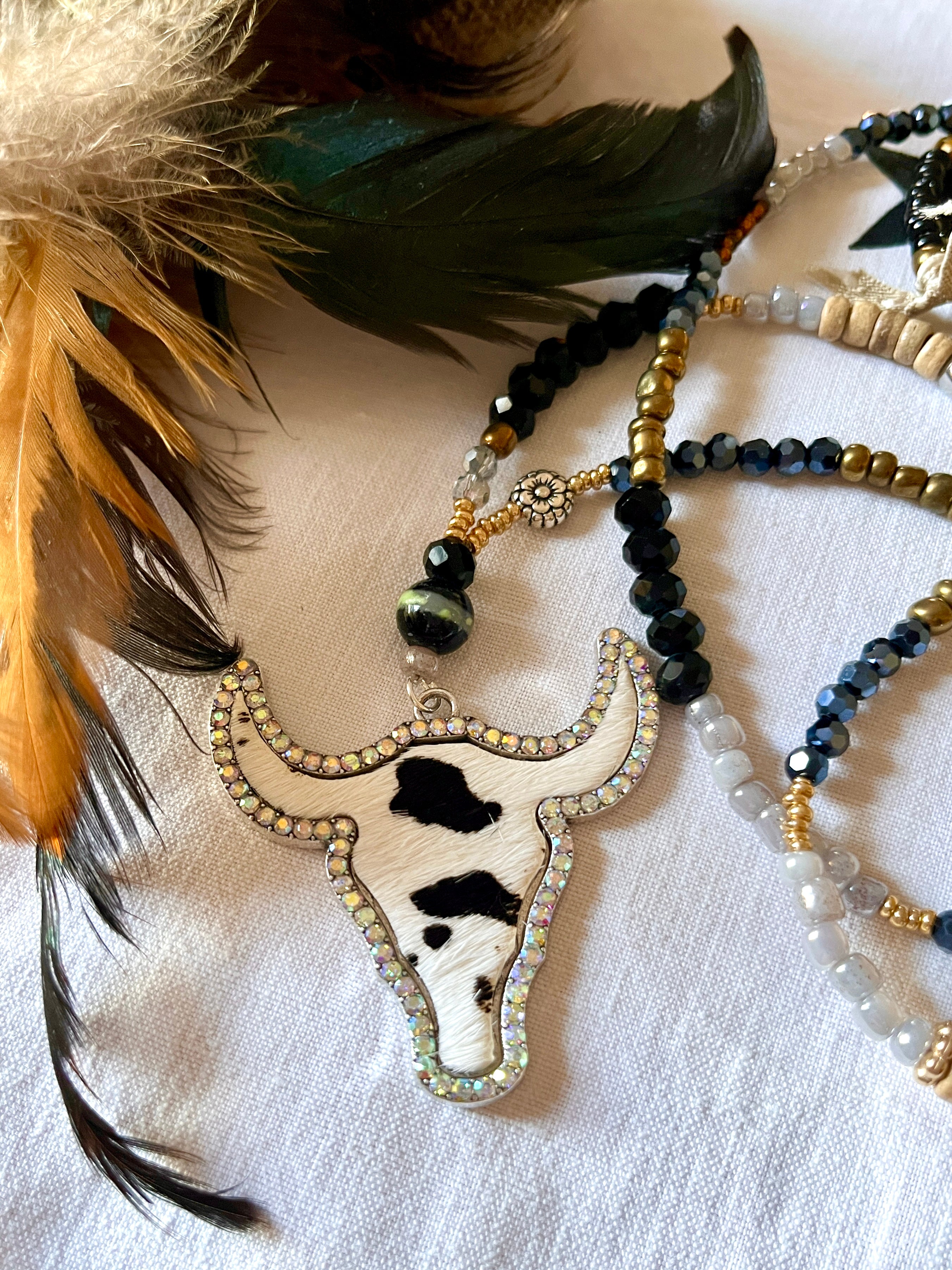 Buffalo Terre de nuit – Collier mi long