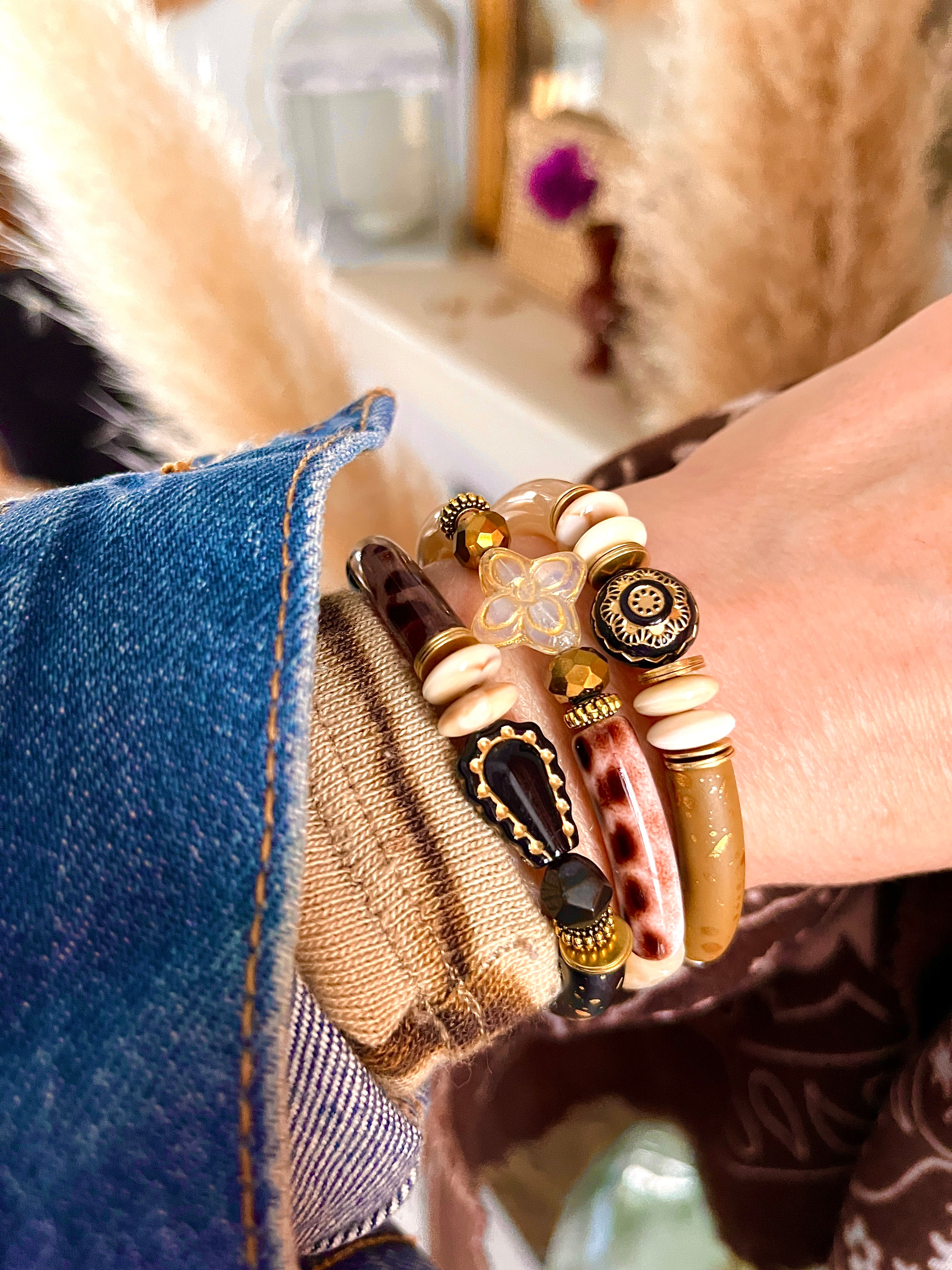 UNIK - Jonc Chic et Perles vintage