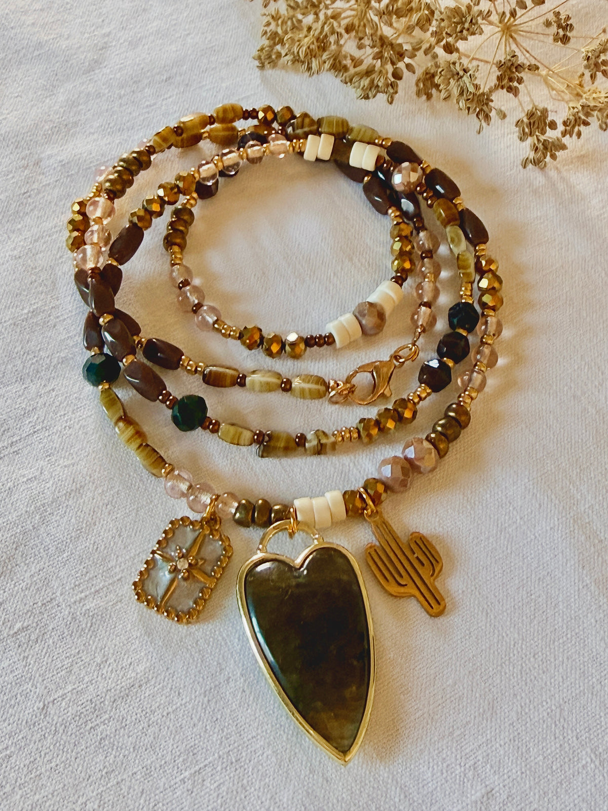Bonnaventure - collier long talismans