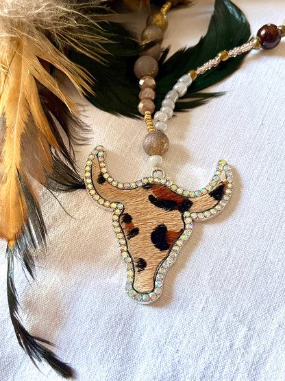 Buffalo Terre des sables  – Collier mi long