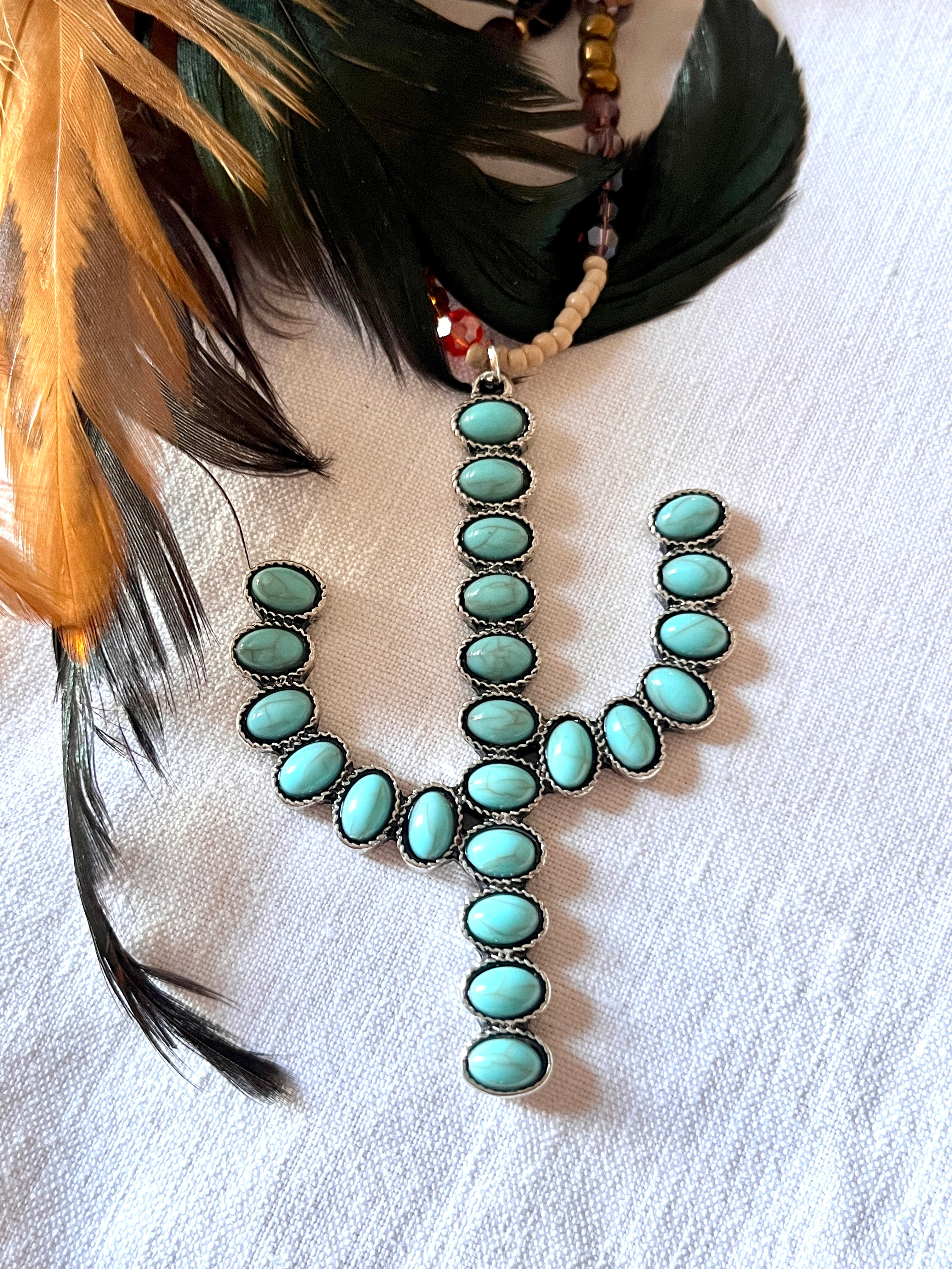 Buffalo Cactus Indiana – Collier mi long