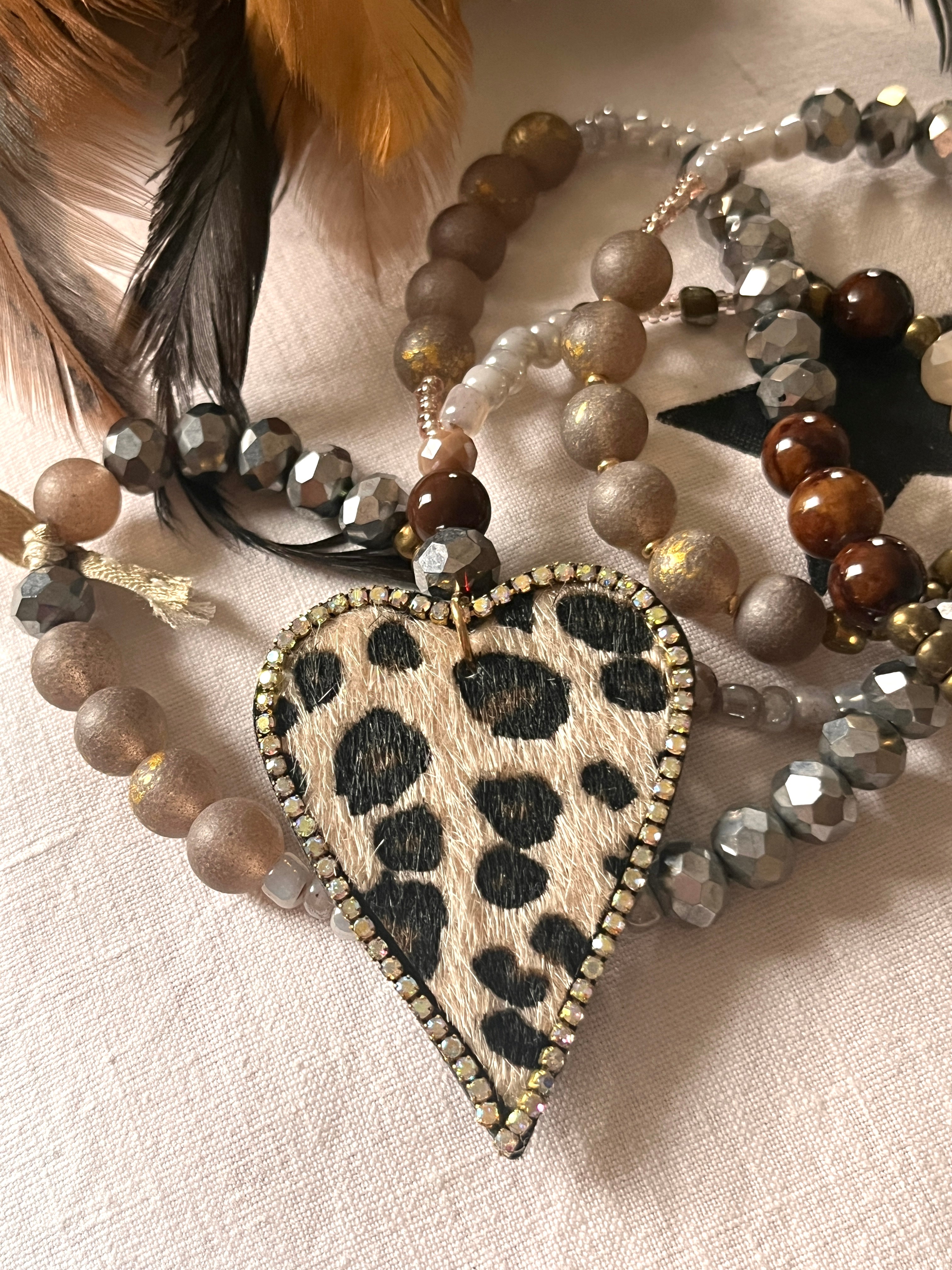 Buffalo  Coeur Arizona  – Collier mi long