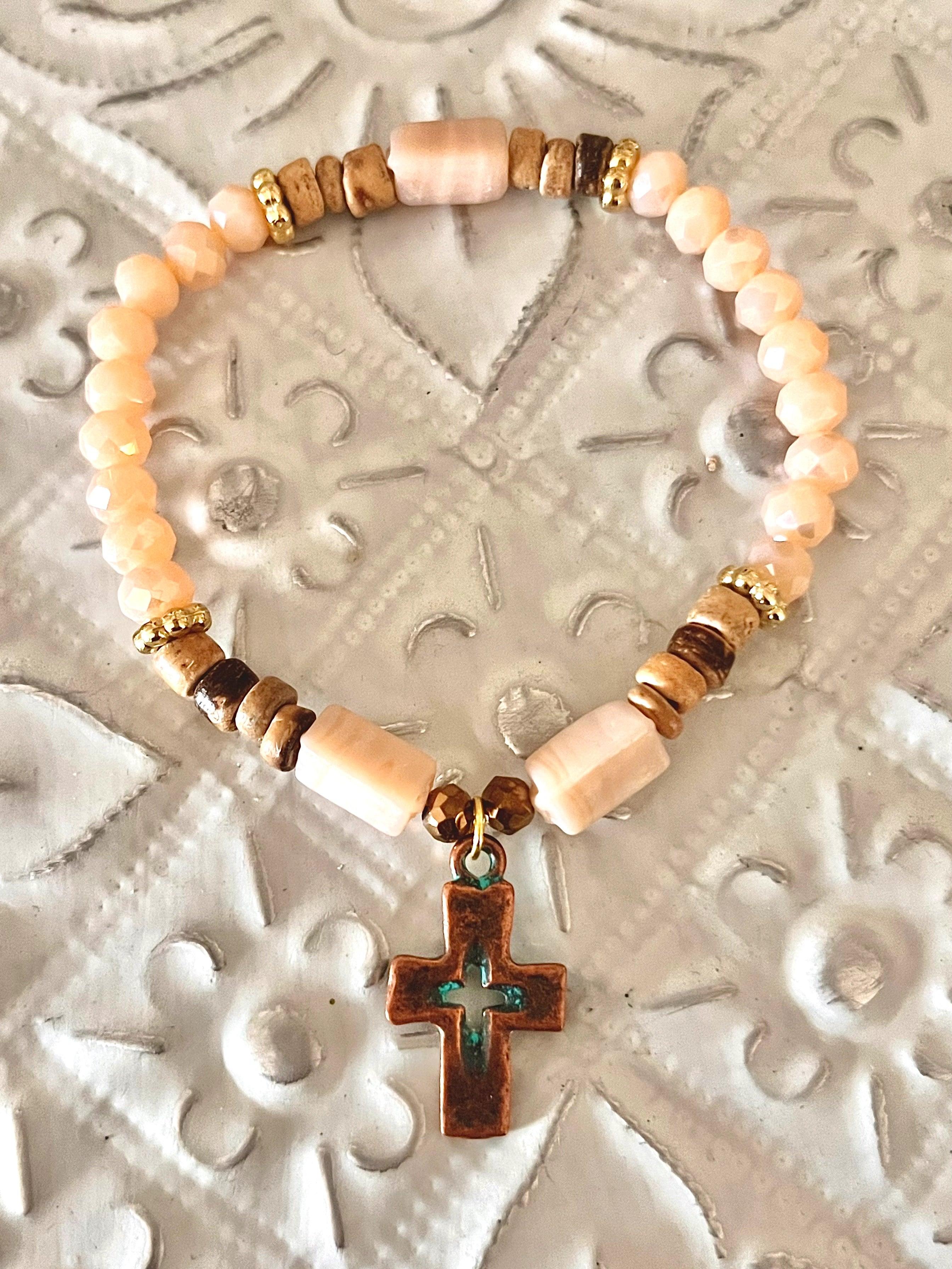 Dakota – Bracelet verre facetté Arastuce