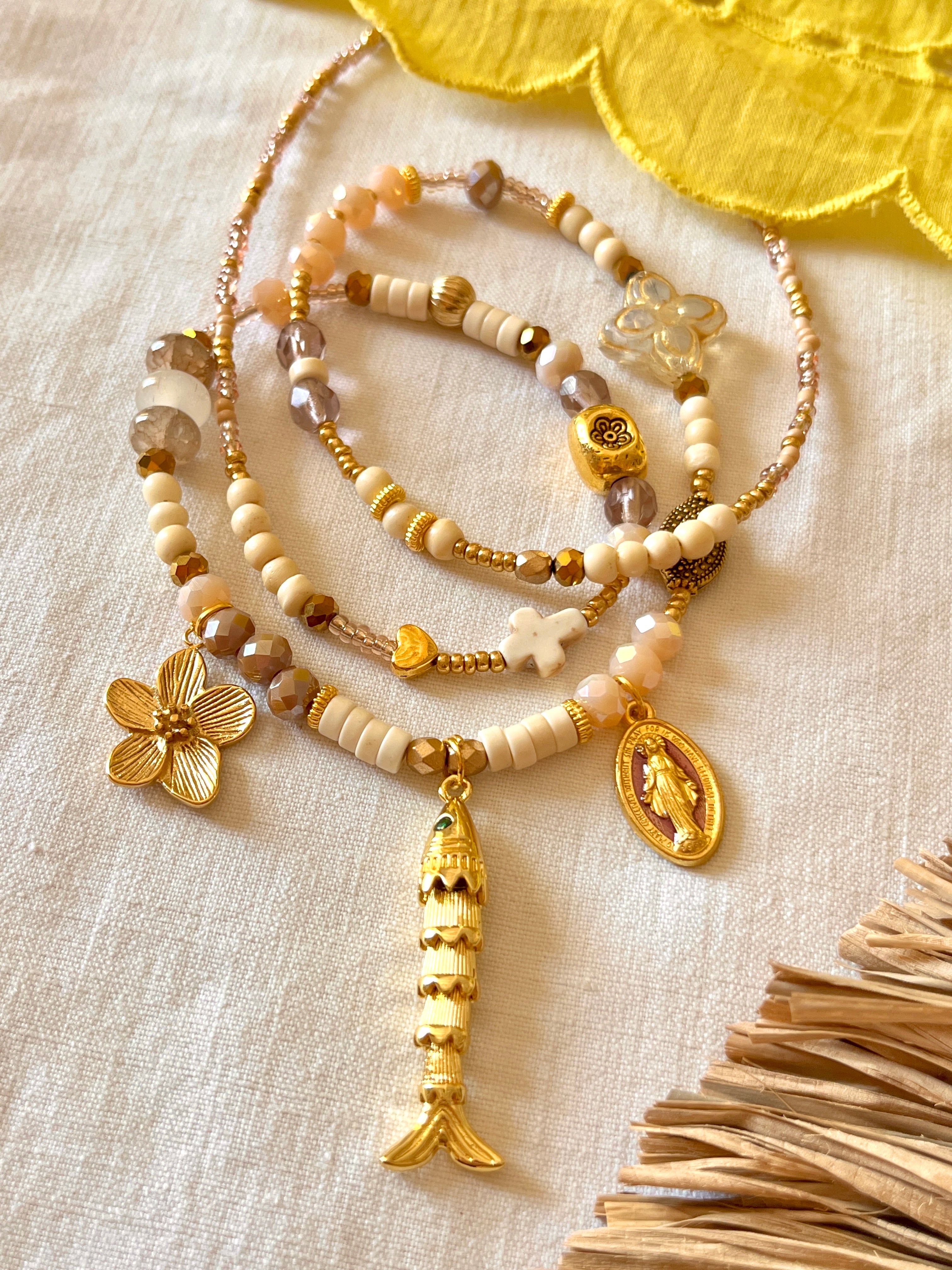 Solly – Collier mi long poisson Arastuce