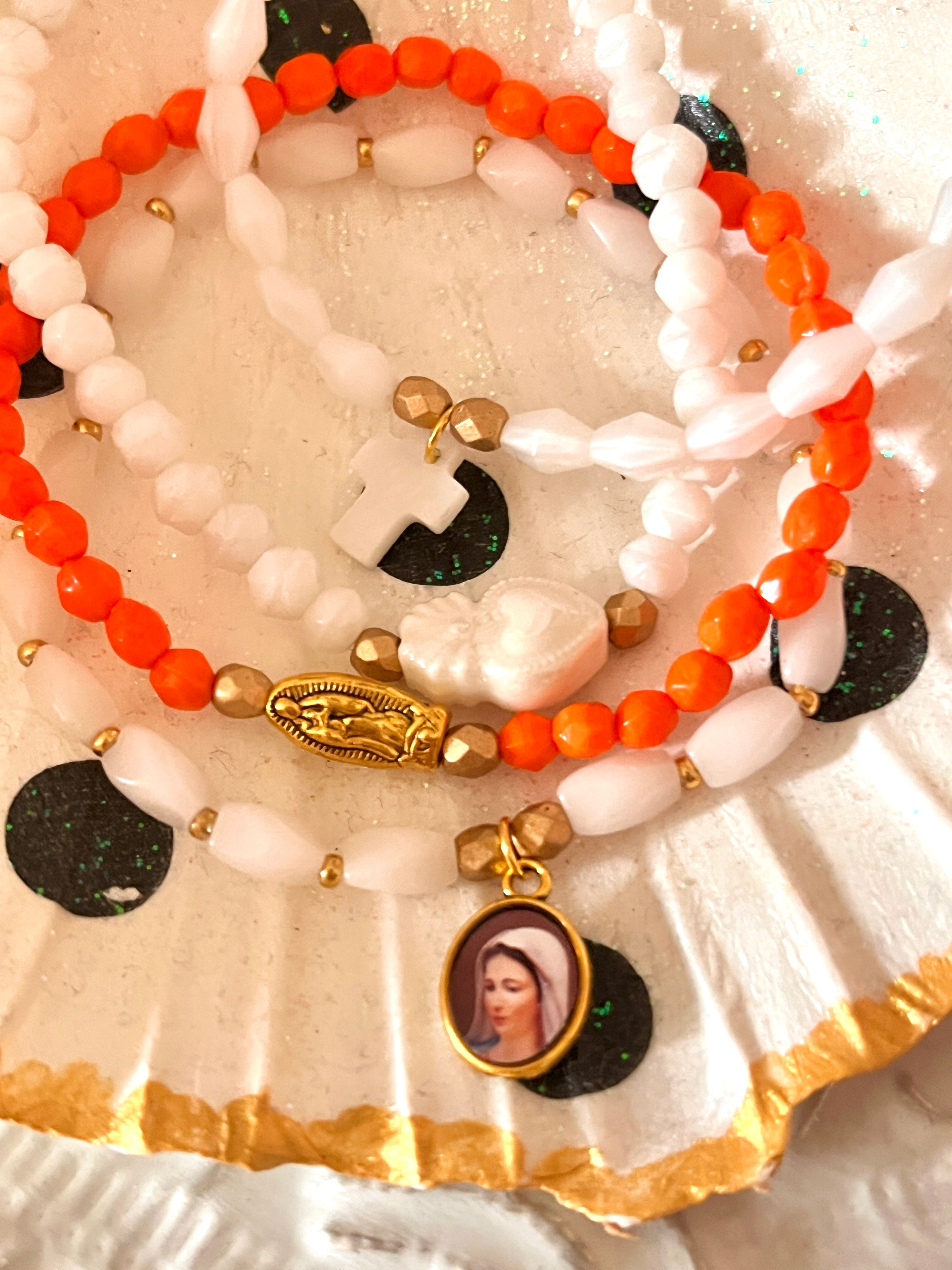 Alba - Bracelets Perles blanches