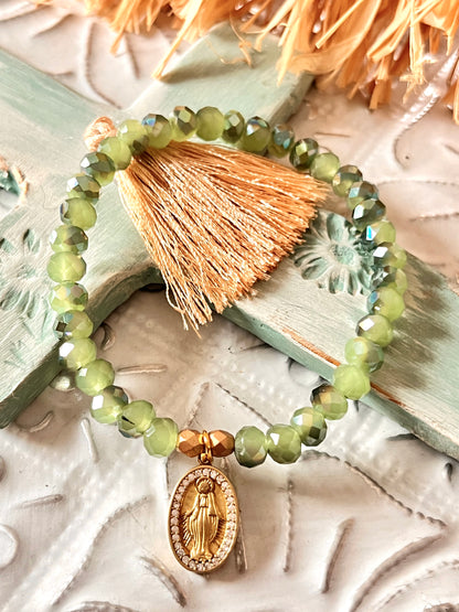 Bloom  – Bracelet - perles anciennes  de chapelet (Copie) Arastuce