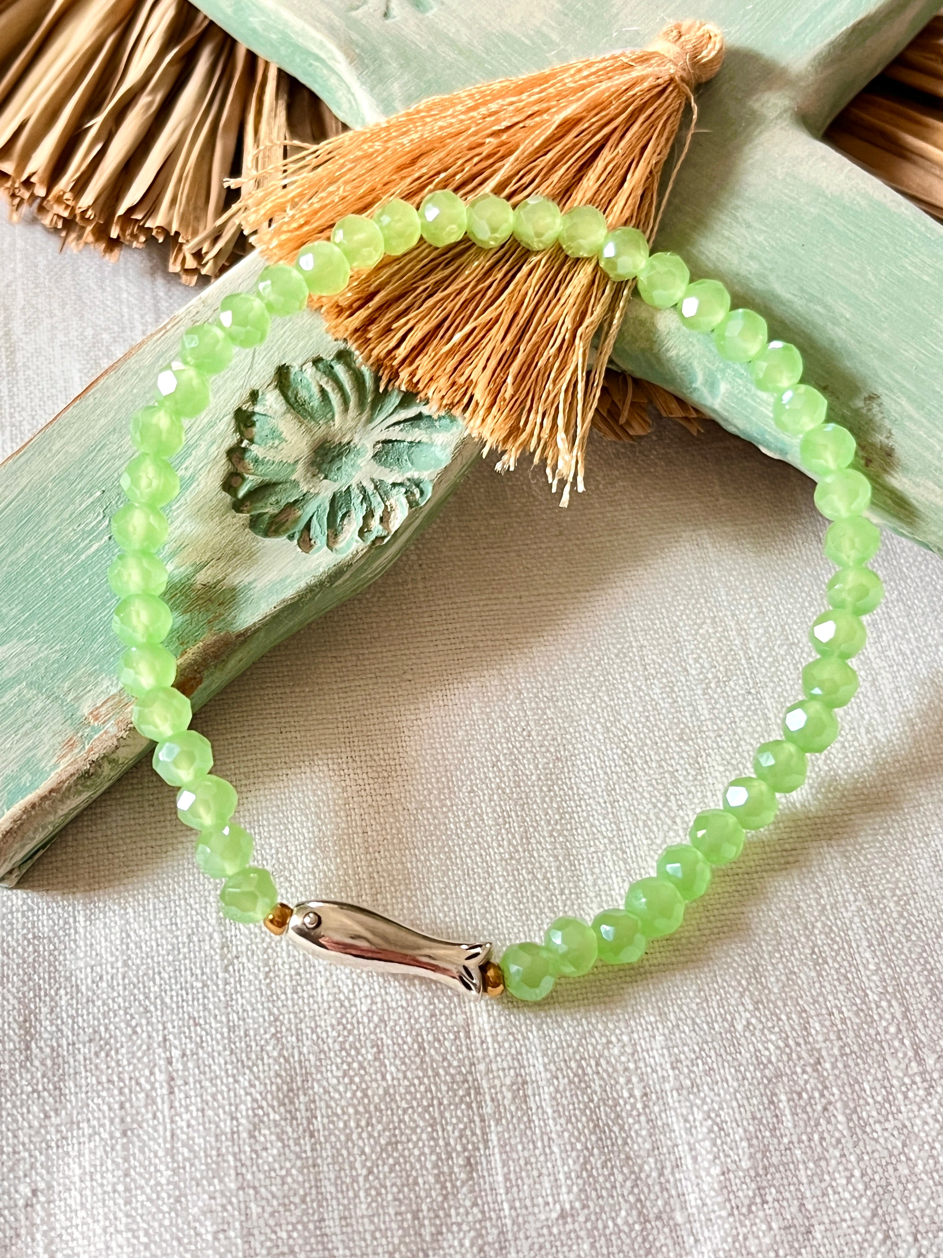 Bloom  – Bracelet - perles anciennes  de chapelet (Copie) Arastuce