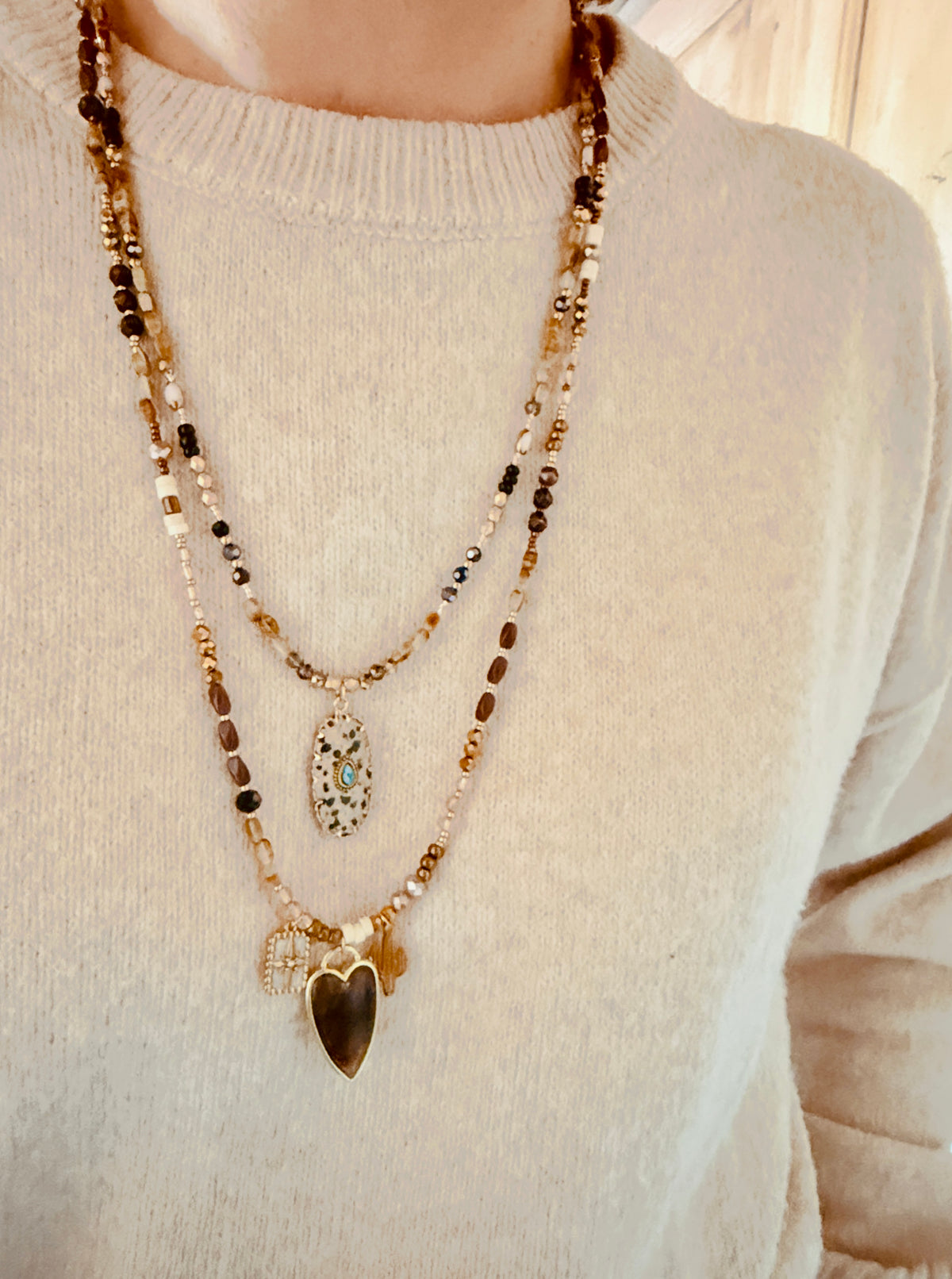 Bonnaventure - collier long talismans