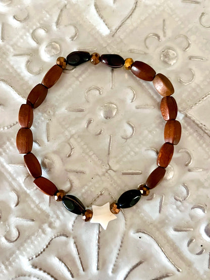 Stella – Bracelet étoile nacrée Arastuce