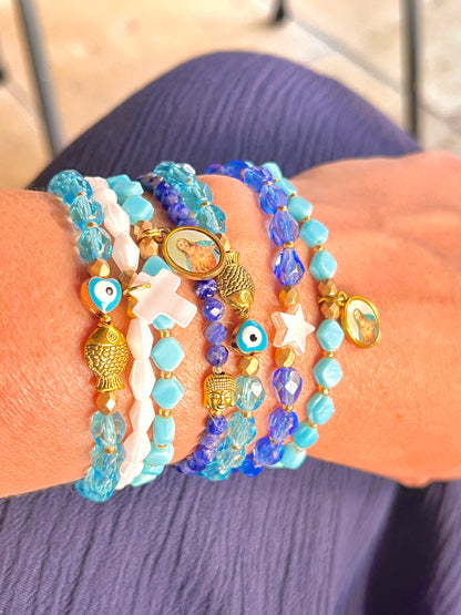 Calys - Bracelets perles turquoise