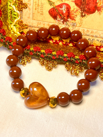 Coeur Complice - Bracelet coeur gourmand Arastuce