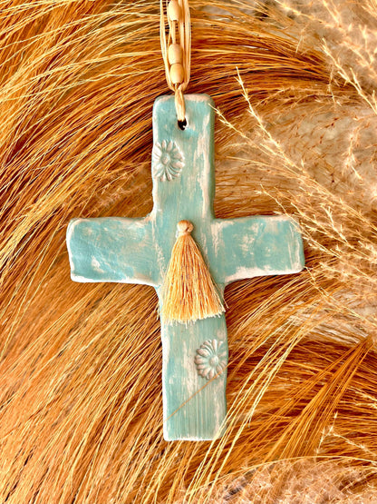 Croix Shabby – Déco murale Arastuce
