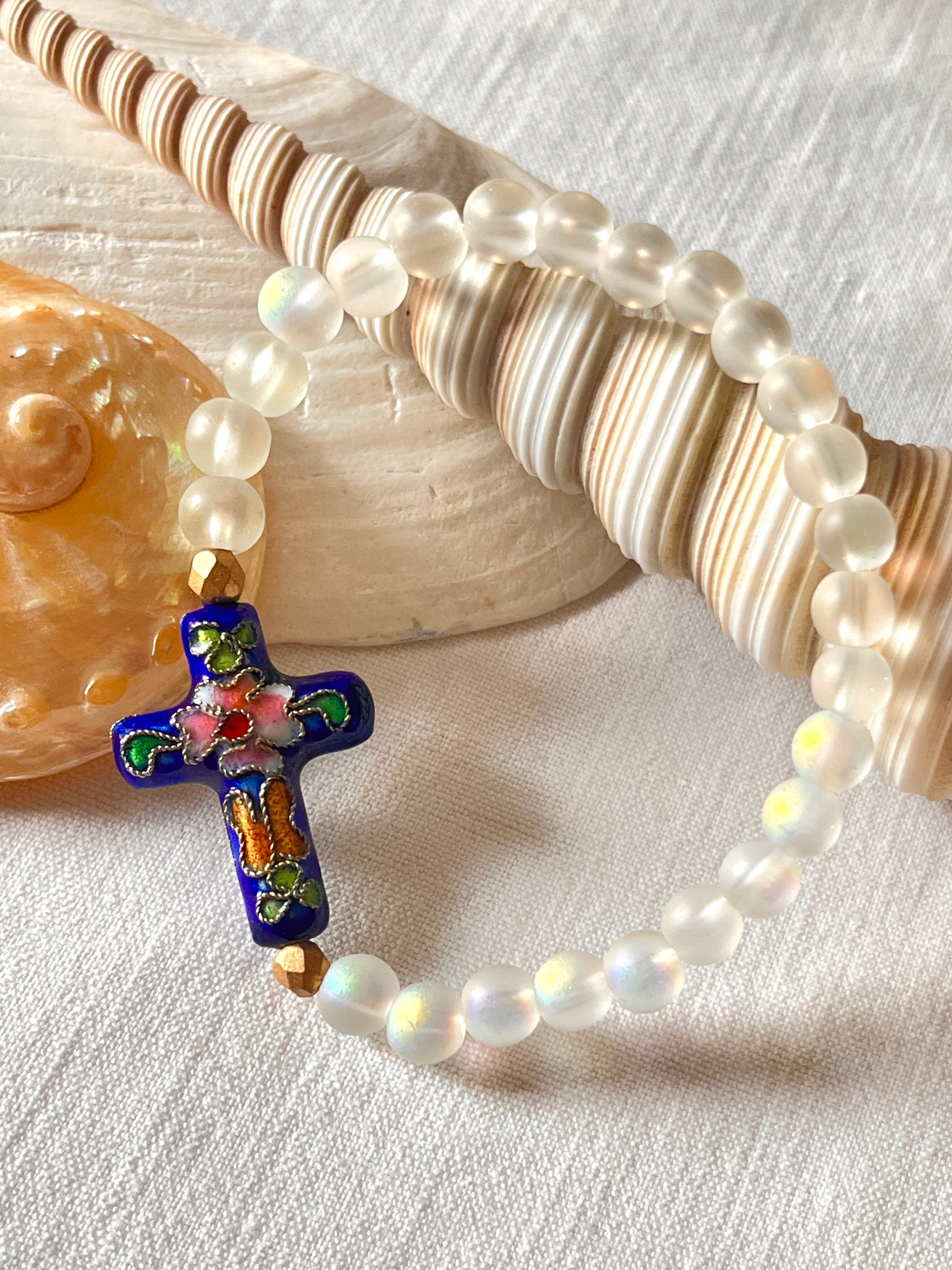 Locmaria bracelet croix ancienne