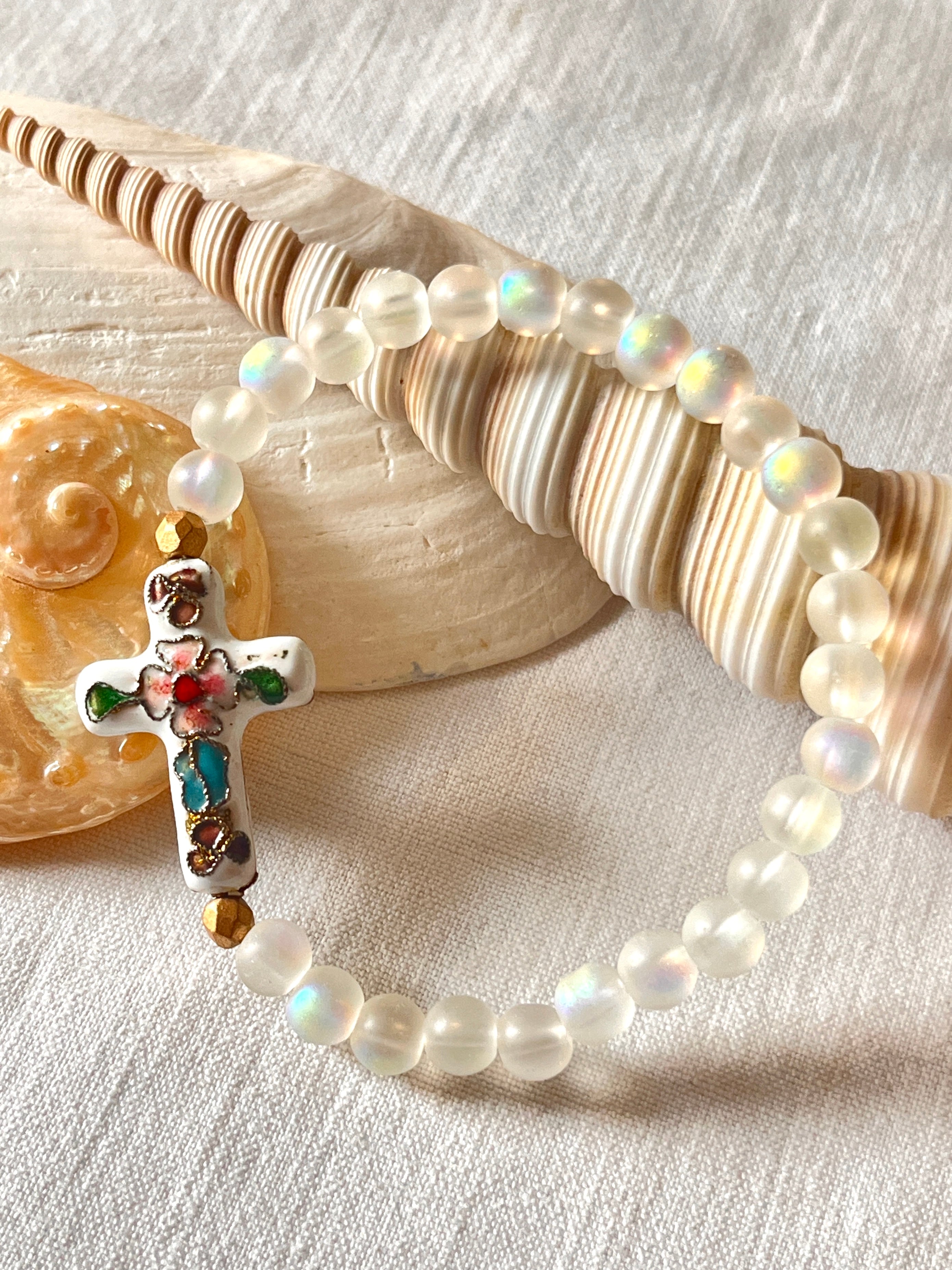 Locmaria bracelet croix ancienne