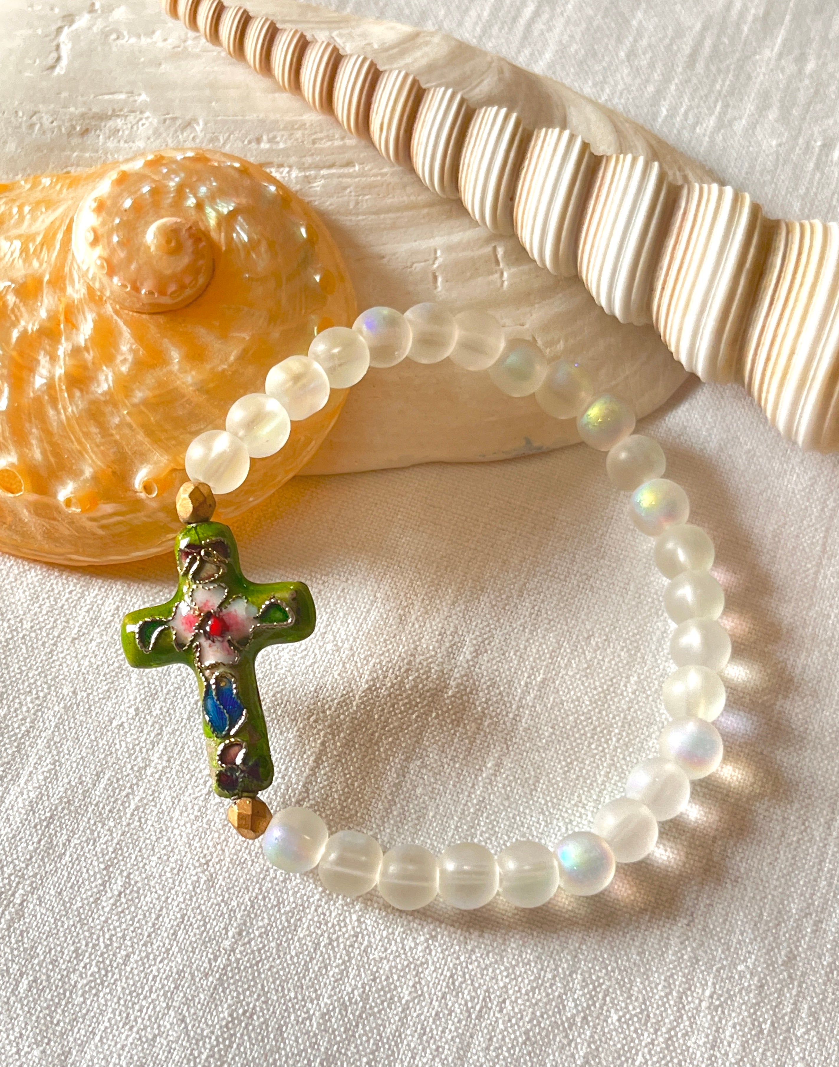 Locmaria bracelet croix ancienne