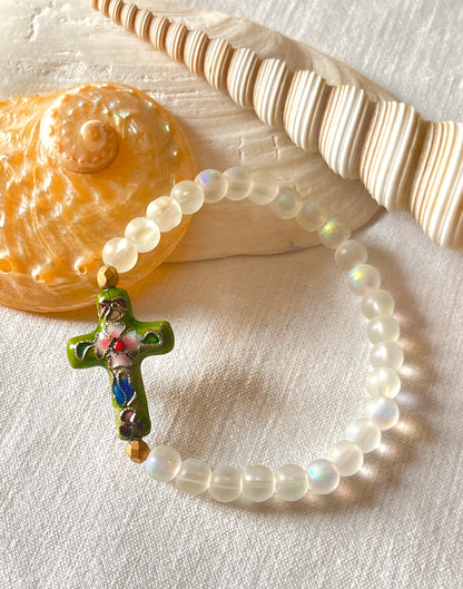 Locmaria bracelet croix ancienne