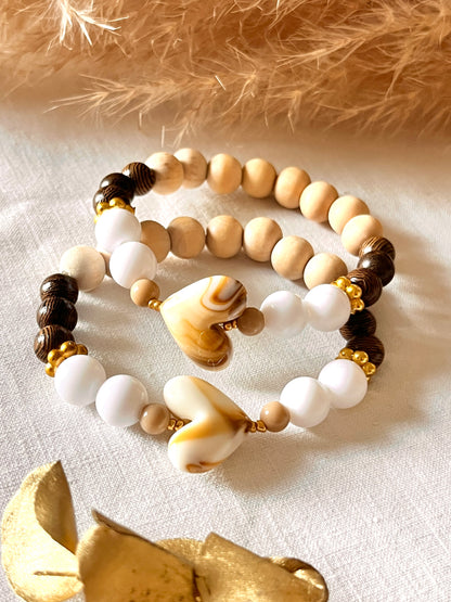 Dune – Bracelet Bohème aux Perles Naturelles Arastuce