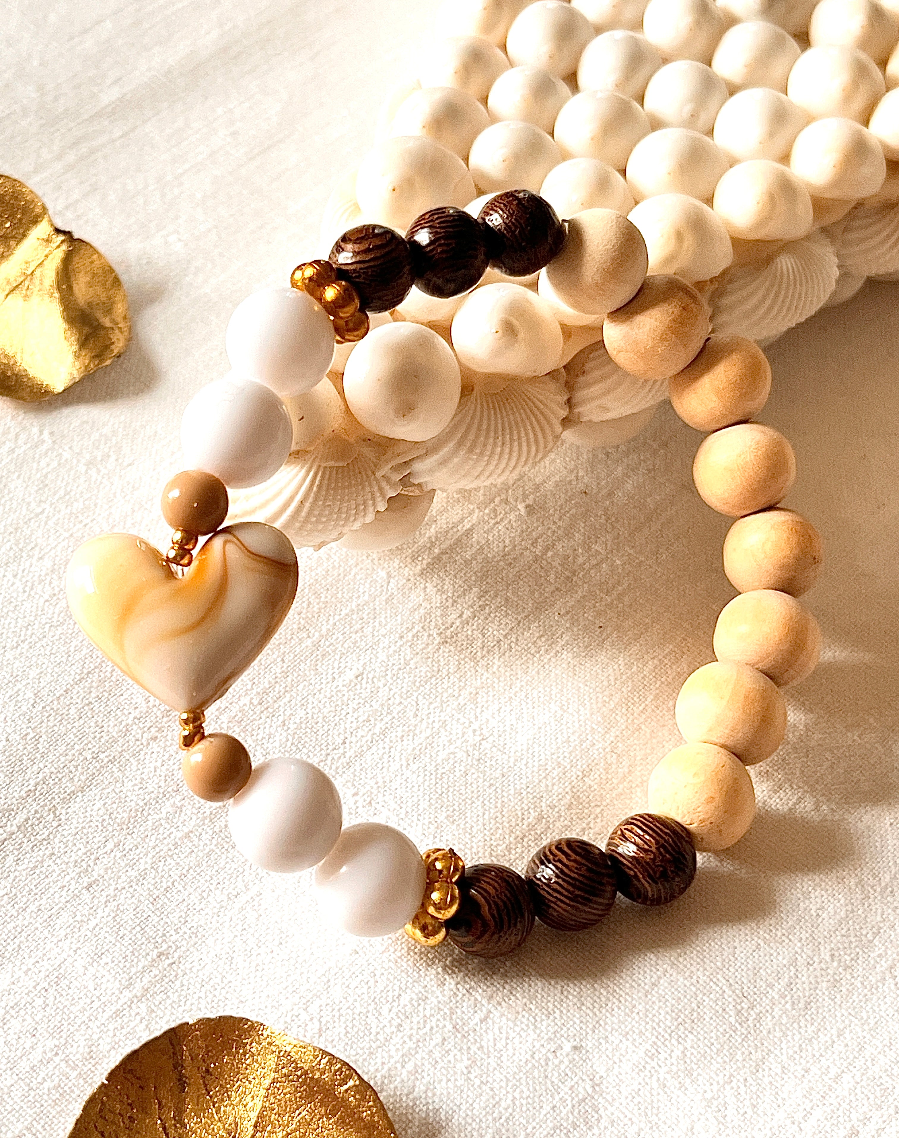 Dune – Bracelet Bohème aux Perles Naturelles