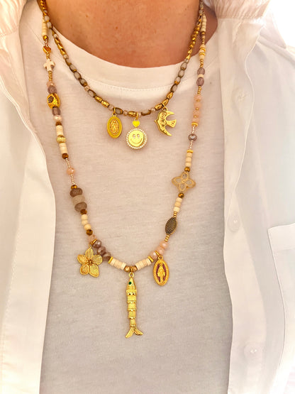 Lucky - Collier trio de charm's